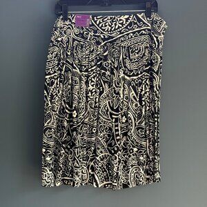 Lane Bryant - Plus Size 14/16 Black and White Skirt
